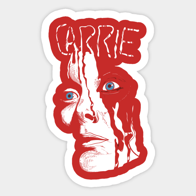 Carrie Sticker by quadrin